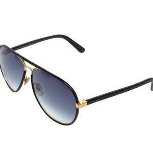 Gucci Leather frame aviator sunglasses 2887/S